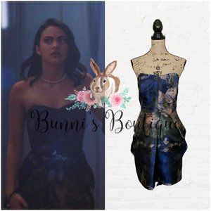 Veronica Lodge Adelyn Rae Jacquard Strapless Dress